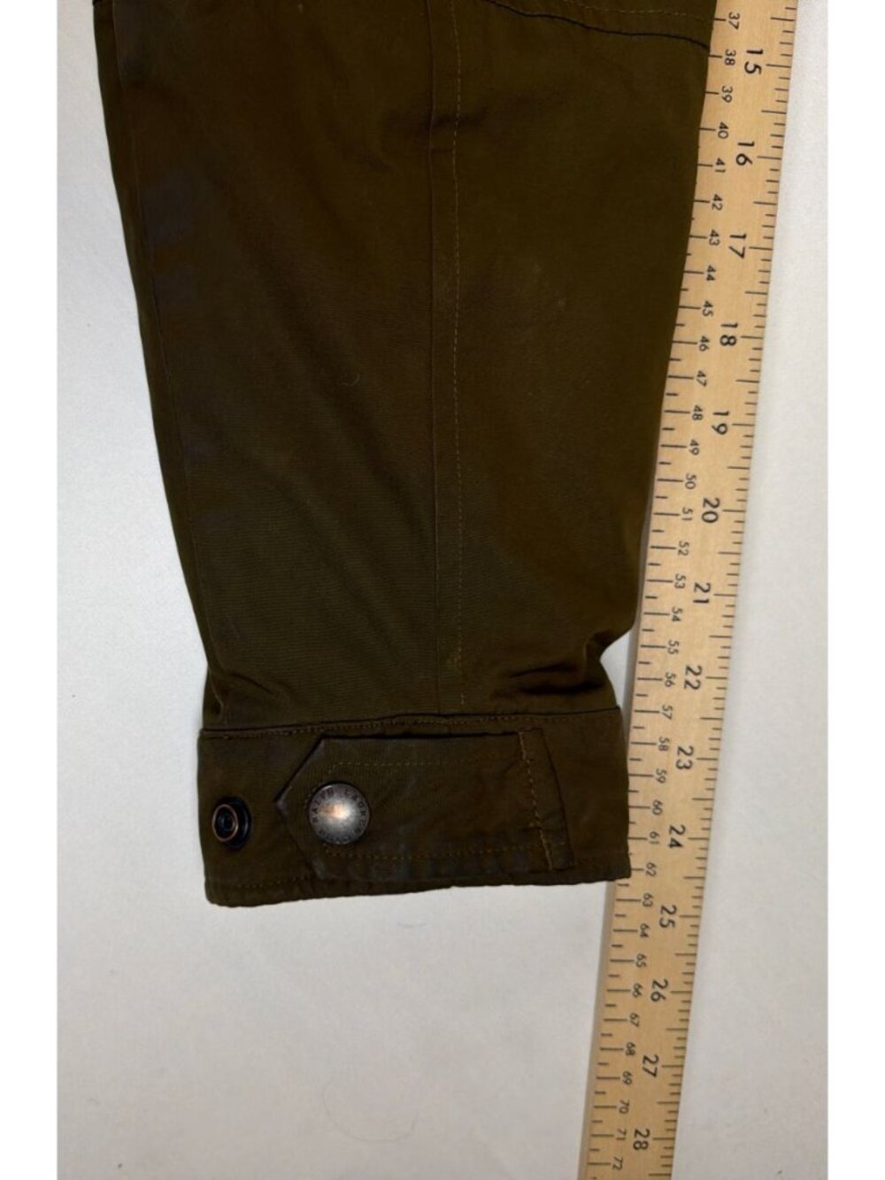 Polo Ralph Lauren Men Medium Olive Green Fleece Lined Full Zip Harrington Jacket - Picture 8 of 11